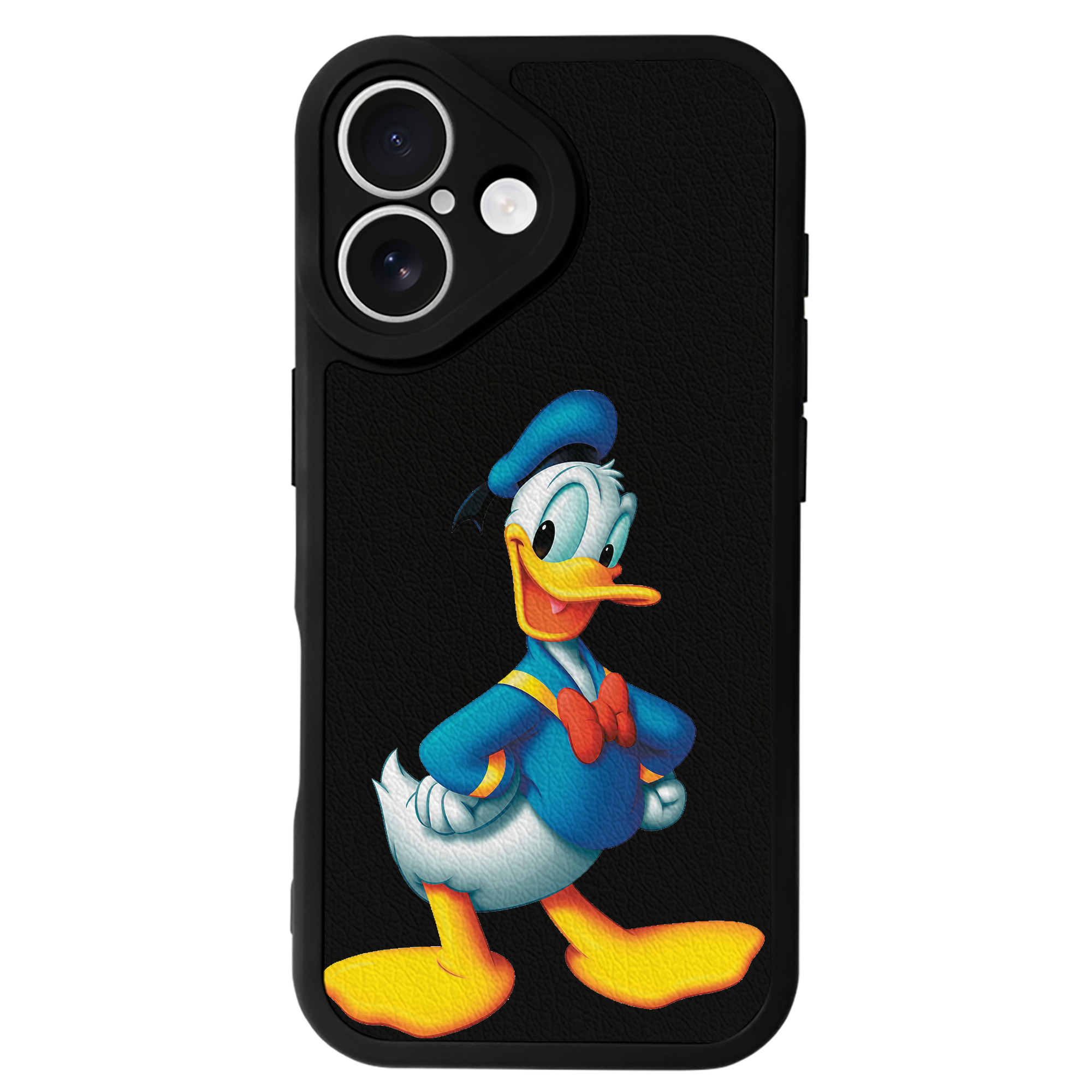 （画像用） ミッキーマウス Mickey Mouse 【iPhone 16シリーズ対応】シリコンスマホケース（レザー調） 材質：シリコン